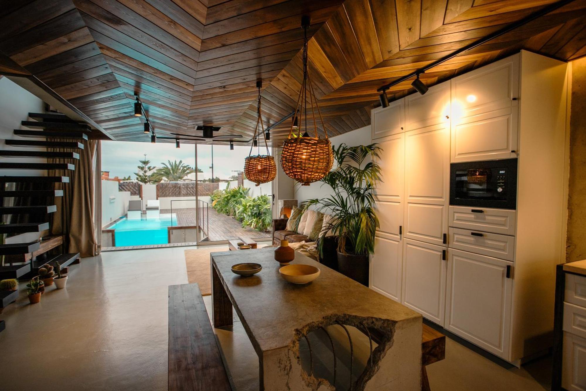 Casa Ouira Chalet Con Piscina Privada Y Vistas Коральео Экстерьер фото