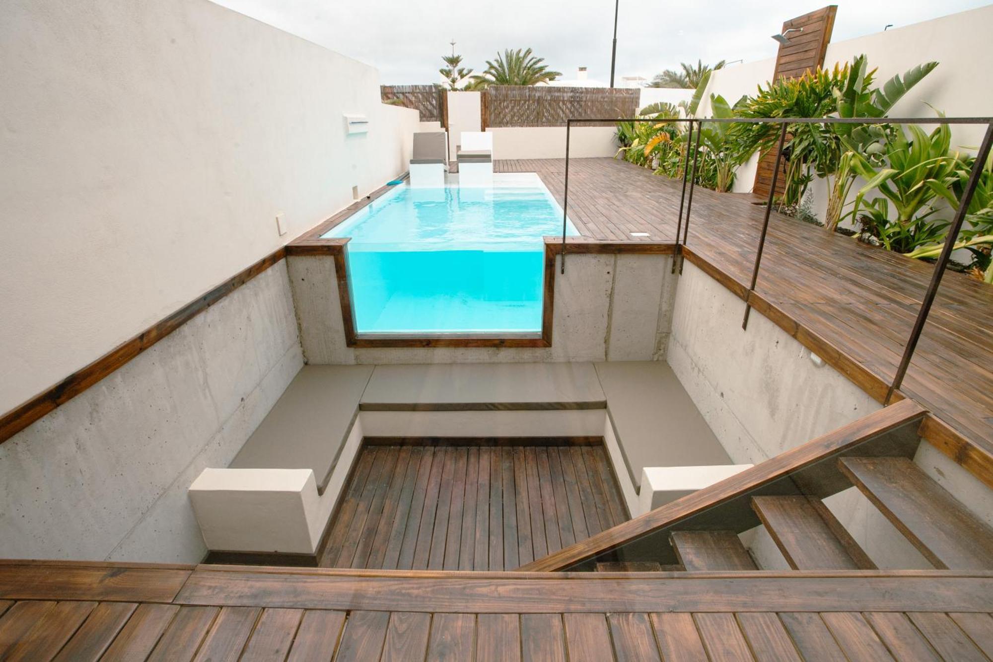 Casa Ouira Chalet Con Piscina Privada Y Vistas Коральео Экстерьер фото